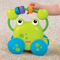 Занимательная каталка "Активный лягушок" - Фото 1