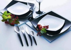 Тарелка десертная Quadrato белая, диаметр 19 см - Фото 1