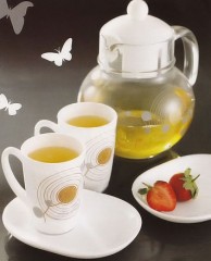 Сервиз чайный Sequins White (12 предметов) - Фото 2