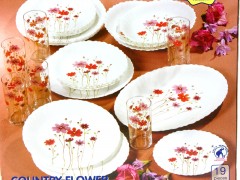 Тарелка обеденная Country Flower, диаметр 25 см - Фото 1