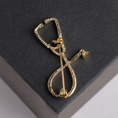 Брошь «Стетоскоп» - Фото 1