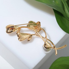 Брошь «Цветы» - Фото 1