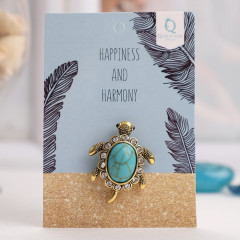 Брошь «Черепаха» - Фото 2