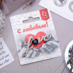 Брошь «Love» - Фото 2