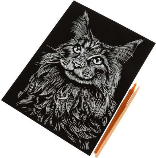 Гравюра «Кот»