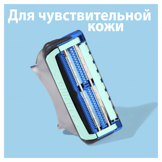 Сменные кассеты для бритья SkinGuard Sensitive