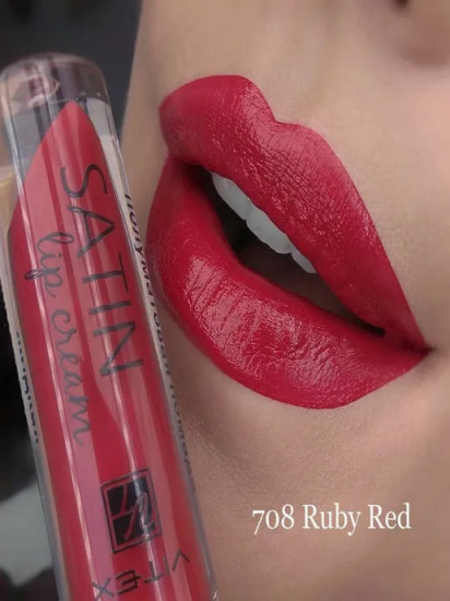 Помада для губ жидкая полуматовая, тон 708 Ruby Red