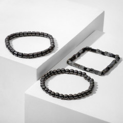 Набор браслетов «Гематит» - Фото 1