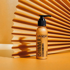 Крем для лица и тела мерцающий бронзовый - Фото 5