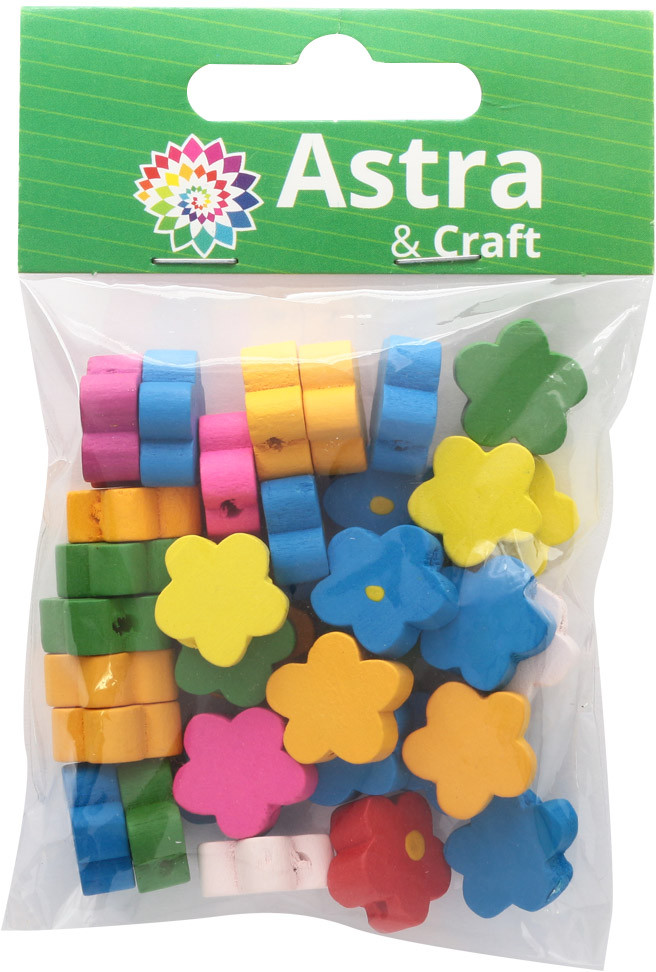 Набор бусин деревянных | Astra&Craft | Фото 1