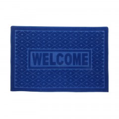 Коврик придверный «Welcome. Ромбы» без окантовки, цвет в ассортименте - Фото 1