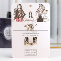 Кольцо для платка «Кувшинка» - Фото 2