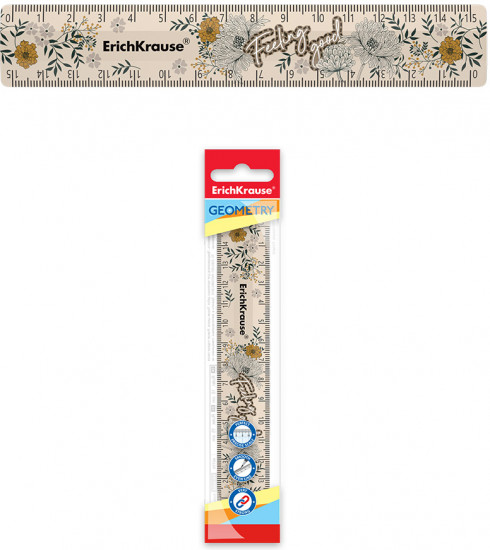 Линейка пластиковая