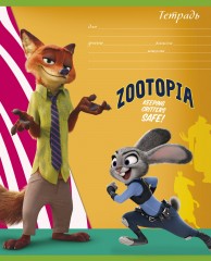 Тетрадь школьная «Зверополис - 7», 12 листов, косая линия - Фото 4