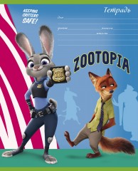 Тетрадь школьная «Зверополис - 7», 12 листов, косая линия - Фото 3