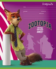 Тетрадь школьная «Зверополис - 7», 12 листов, косая линия - Фото 2