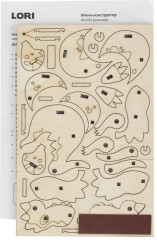 Конструктор из дерева мини «Динозавр» - Фото 1