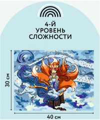Картина по номерам «Аниме. Девочка-лиса» - Фото 3