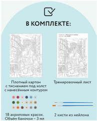 Картина по номерам «Прогулка по городу» - Фото 2