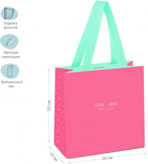 Пакет подарочный «Bright crimson» - Фото 1