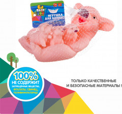 Набор игрушек для купания «Свинья с поросятами» - Фото 7