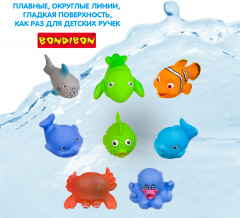 Набор игрушек для купания «Подводный мир» - Фото 5