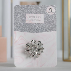 Кольцо для платка «Цветок» - Фото 1