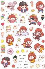 Наклейки в японском стиле «Я люблю аниме!» - Фото 5