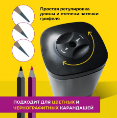 Точилка для карандашей электрическая - Фото 2