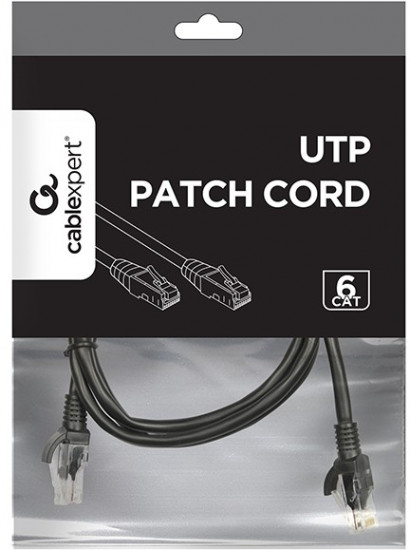 Патч-корд Cablexpert PP6U-1M/BK