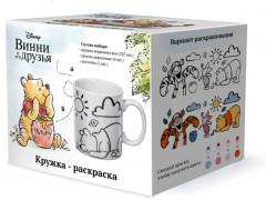 Кружка для росписи «Винни и друзья» - Фото 3