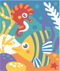 Фреска песочная «Кораловый риф» - Фото 10