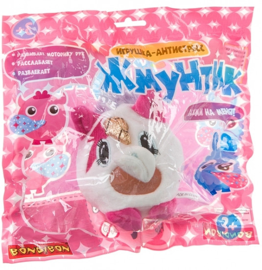 Игрушка-антистресс «Белый единорог»