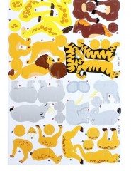 Объемные пазлы «Дикие животные», 45 деталей - Фото 1