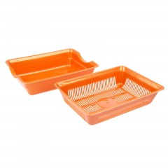 Лоток глубокий с сеткой - Фото 1