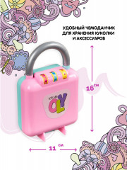 Кукла-сюрприз в чемоданчике на кодовом замке - Фото 4