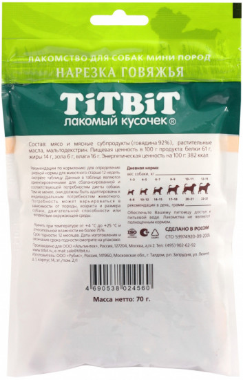 Лакомство для собак мини пород