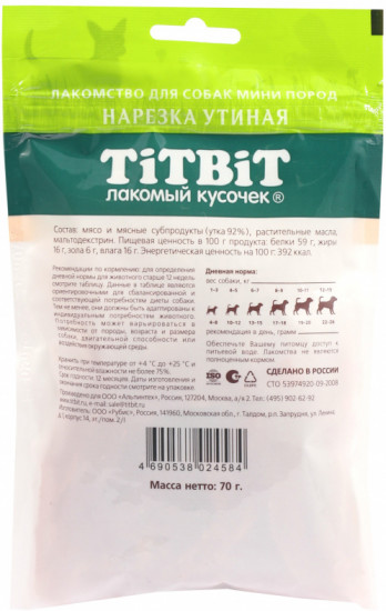 Лакомство для собак мини пород