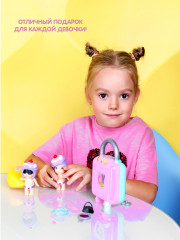 Кукла-сюрприз в чемоданчике на кодовом замке - Фото 6