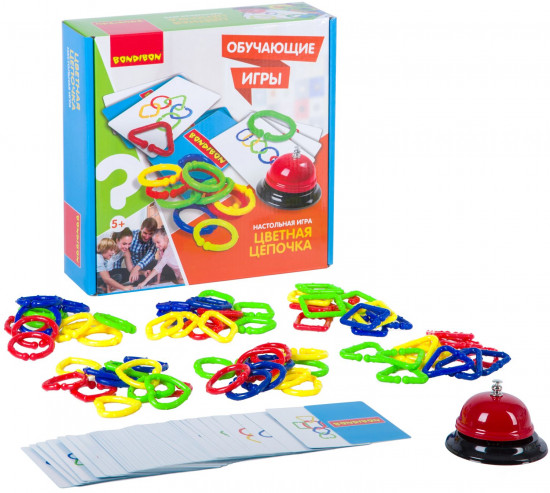 Игра настольная «Цветная цепочка»