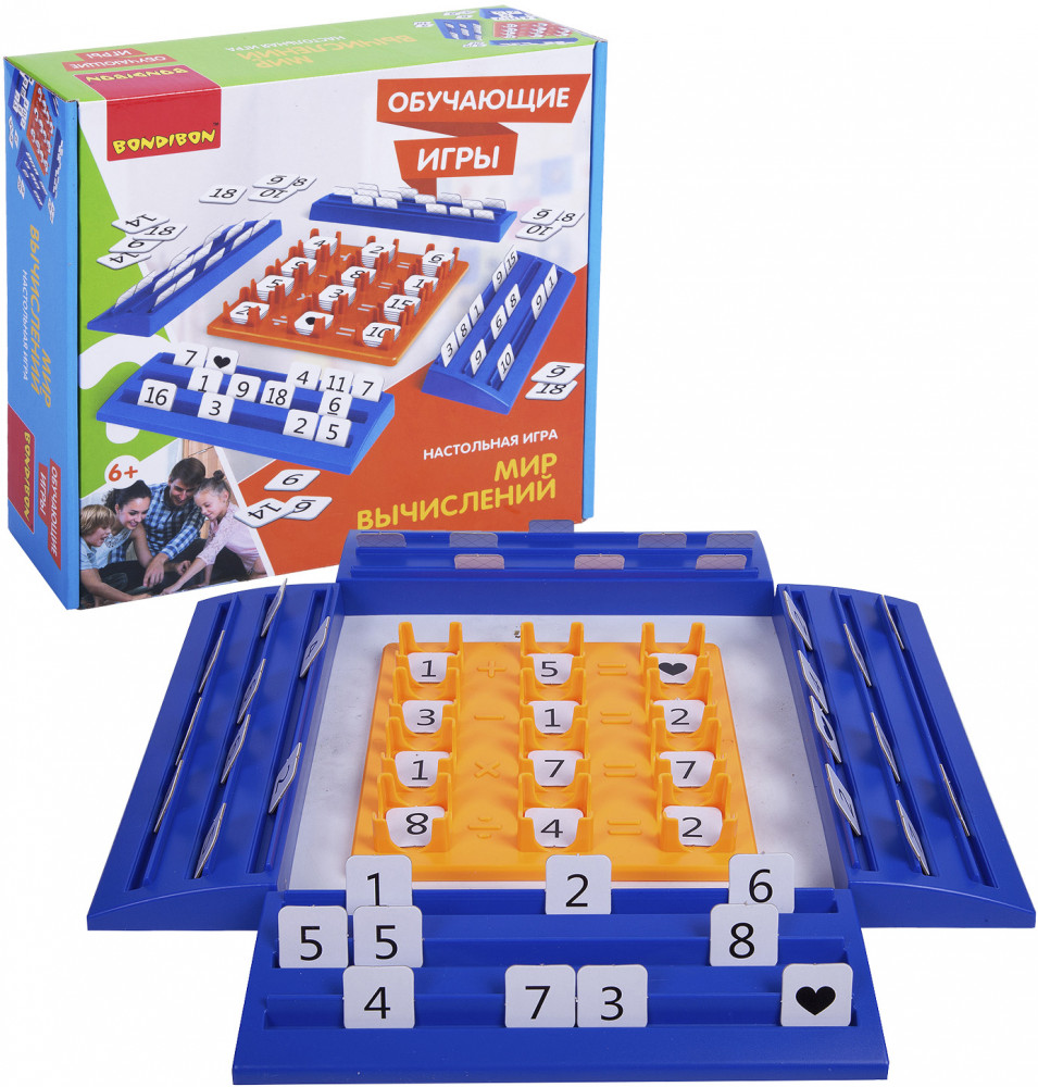 Игра настольная «Мир вычислений» | Обучающие игры | Bondibon | Фото 5