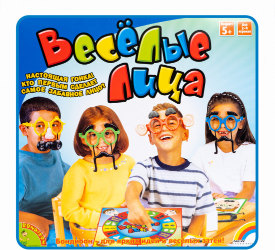 Настольная игра «Веселые лица»