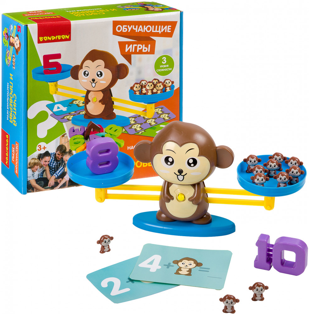 Игра настольная «Считай и проверяй» | Обучающие игры | Bondibon | Фото 5