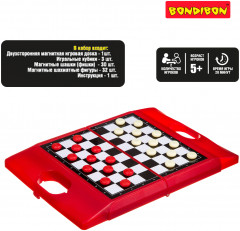 Набор настольных игр 3 в 1 «Шашки, шахматы, нарды» - Фото 6