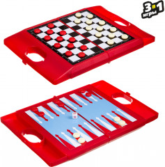 Набор настольных игр 3 в 1 «Шашки, шахматы, нарды» - Фото 8