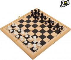 Набор настольных игр «Шашки, шахматы, нарды» - Фото 8