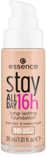 Основа тональная «Stay all day 16h», оттенок 10 Soft beige