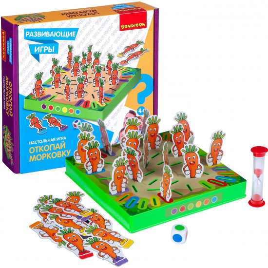 Игра настольная «Откопай морковку»