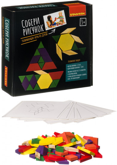 Игра развивающая «Собери рисунок»