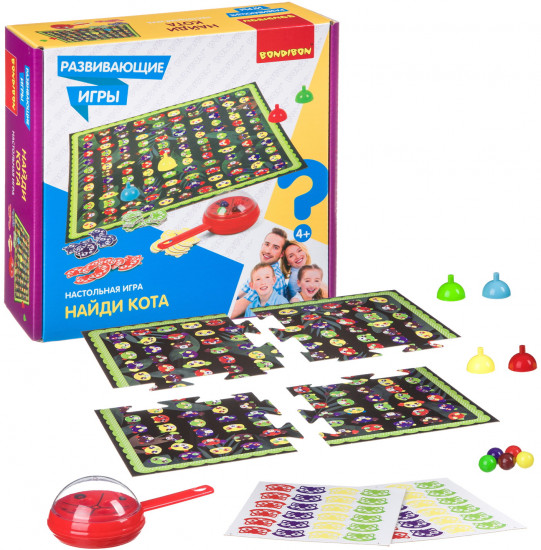 Игра настольная «Найди кота»